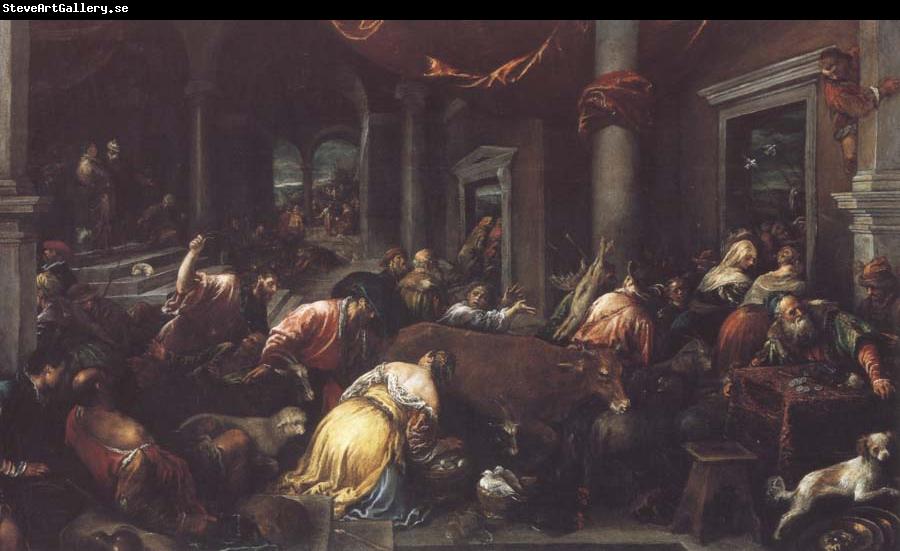 Jacopo Bassano Christ Driving the Traders from the Temple